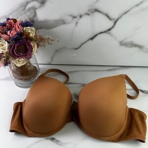 Victoria's Secret PINK 42C Wear Everywhere Push Up Bra Tan‎ Everyday Comfort